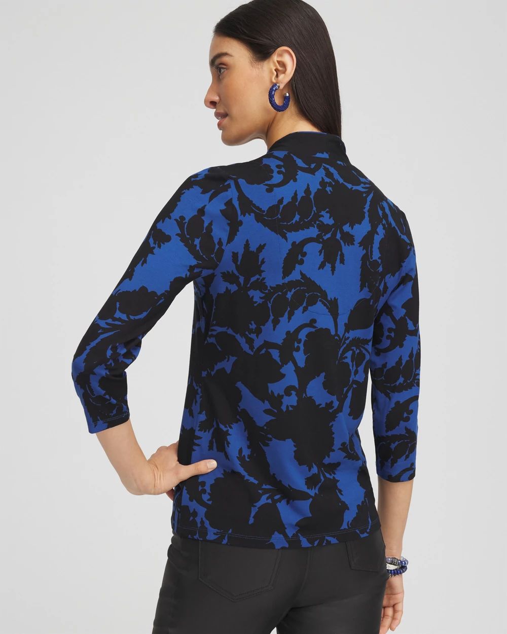 チコ Touch of Cool™ Paisley 3/4 Sleeve Tee | Chico's